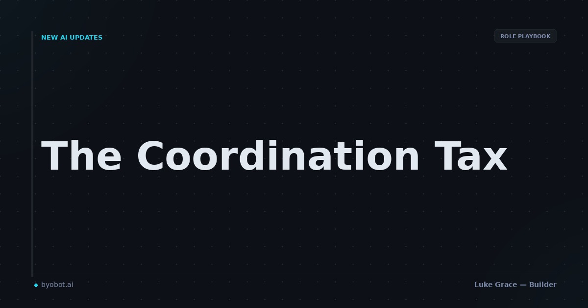 The Coordination Tax: AI Automation for PMs, EAs, and People Ops