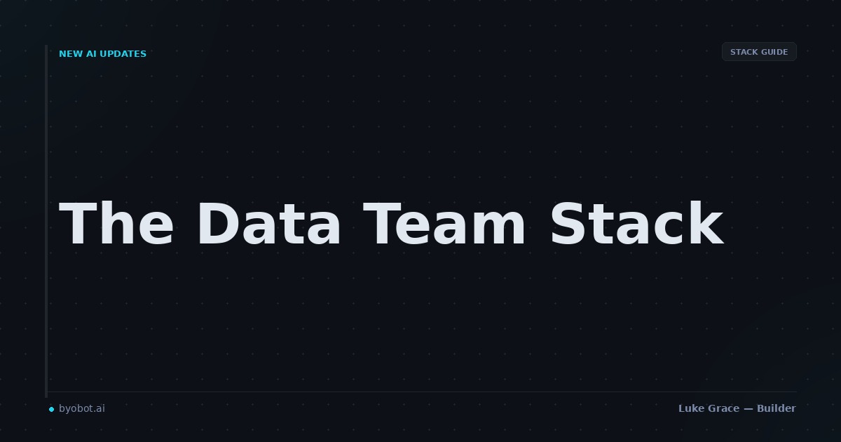 The Data Team Stack