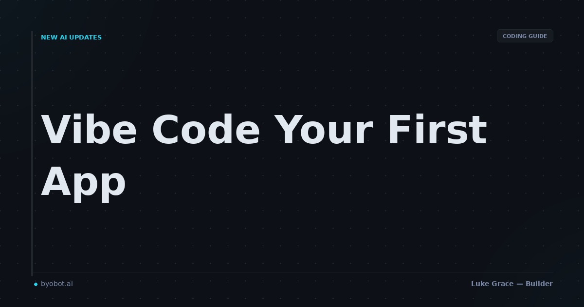 How to Vibe Code: Getting Started Using AI Coding Tools